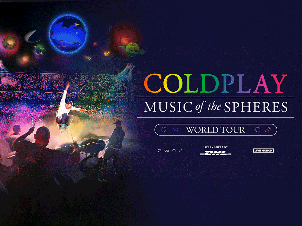 Coldplay Zusatzshow Music Of The Spheres World Tour Delivered by DHL